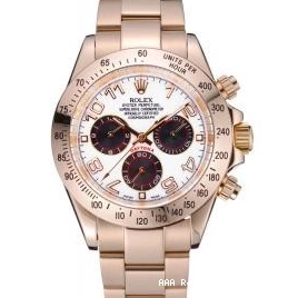 Aaa replica watch Gold Bracelet White Black Rolex with Cosmograph Daytona 622548 Subdials 0625